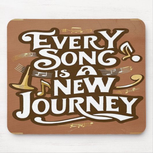Every Song Is A New Journey オプション2 マウスパッド (正面)