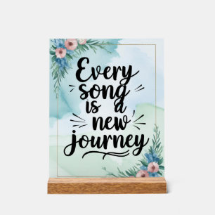 Every Song Is A New Journey オプション3 アクリルサイン