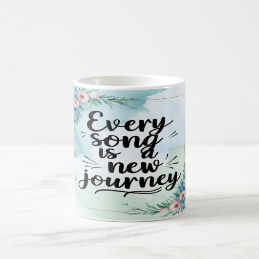 Every Song Is A New Journey オプション3 コーヒーマグカップ (中央)