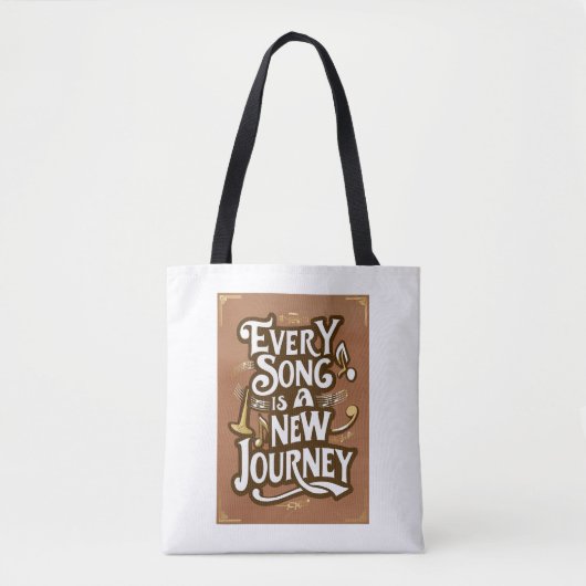 Every Song Is A New Journey オプション3 トートバッグ (正面)