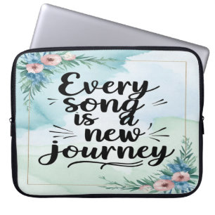 Every Song Is A New Journey オプション3 ラップトップスリーブ