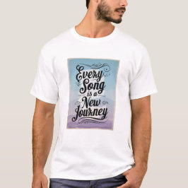 Every Song Is A New Journey オプション4 Tシャツ