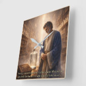 Every Tear Remembered  スクエア壁時計 (傾斜)