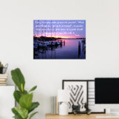 Every time you wake up and ask... ポスター (ホームオフィス)