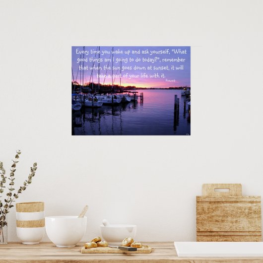 Every time you wake up and ask... ポスター (キッチン)