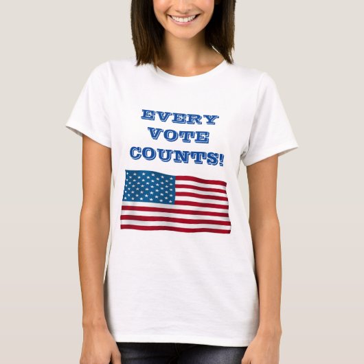 Every Vote Count's – 女性のTシャツ Tシャツ (正面)