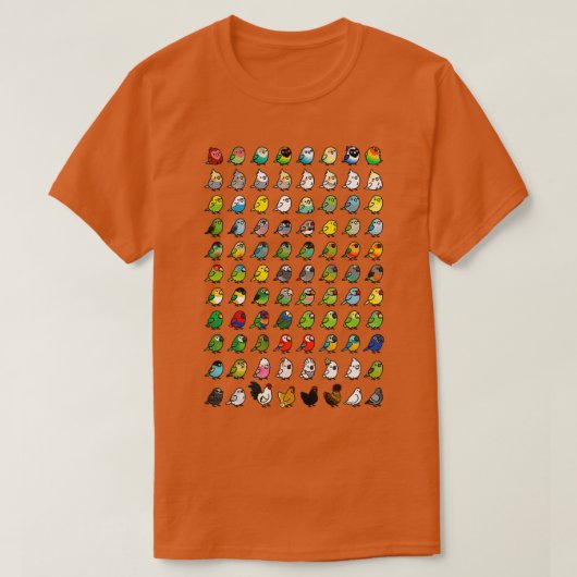 Everybirdy Collection Tシャツ (デザイン正面)