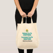 “Everybody Can Do Something” Tote Bag トートバッグ (正面(商品))