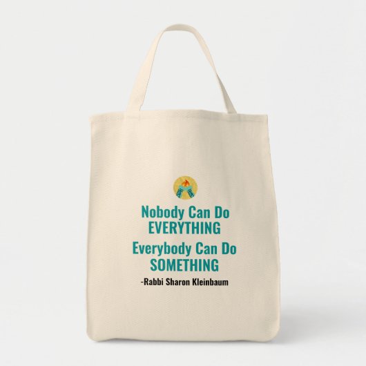“Everybody Can Do Something” Tote Bag トートバッグ (正面)