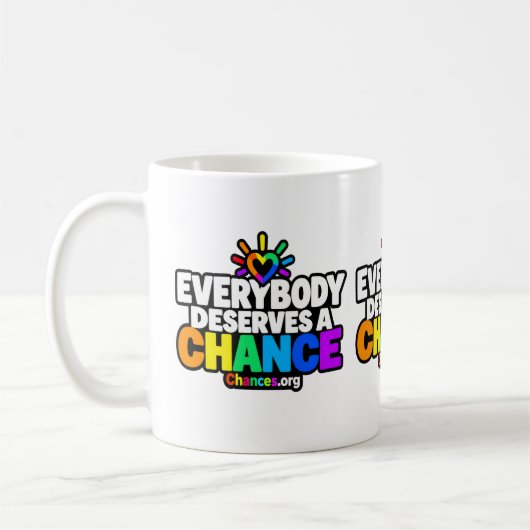 Everybody Deserves a Chance コーヒーマグカップ (左)