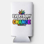 Everybody Deserves a Chance スリム缶クーラー (裏面)