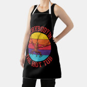 Everybody In The Hot Tub Crawfish Crayfish Eating エプロン (インサイチュ)