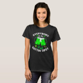 Everybody In the Pub Getting Tipsy St Patrick s D Tシャツ (正面フル)