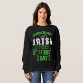 Everybody is Irish on St Patricks Day costume Men  スウェットシャツ (正面フル)