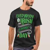 Everybody is Irish on St Patricks Day costume Men Tシャツ (正面)