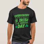 Everybody is Irish on St Patricks Day costume Men  Tシャツ (正面)