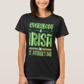 Everybody is Irish on St Patricks Day costume Men  Tシャツ (正面)