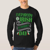 Everybody is Irish on St Patricks Day costume Men  Tシャツ (正面)