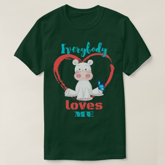 Everybody loves me cute collection 2 tシャツ (デザイン正面)