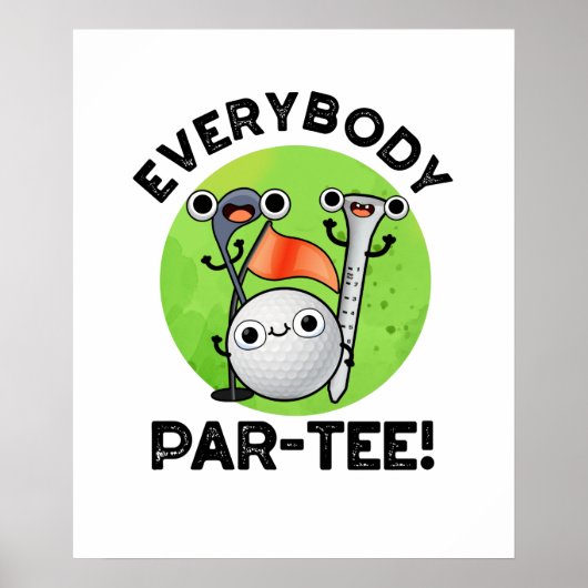 Everybody Par-Teeゴルフパおもしろいン ポスター (正面)