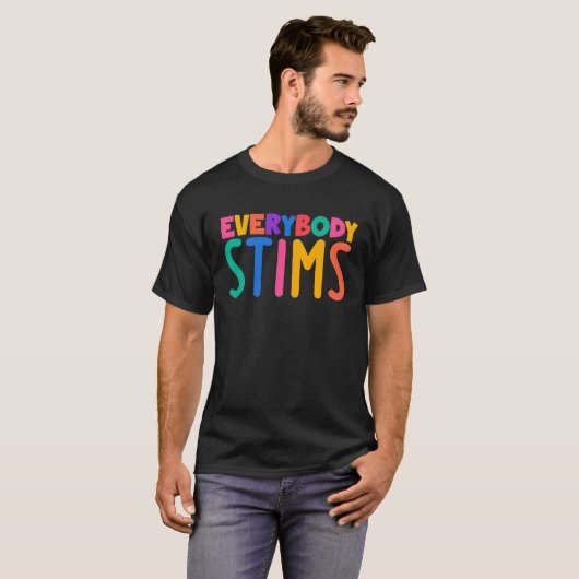 Everybody Stims Autism Awareness Special Ed Teache Tシャツ (正面フル)