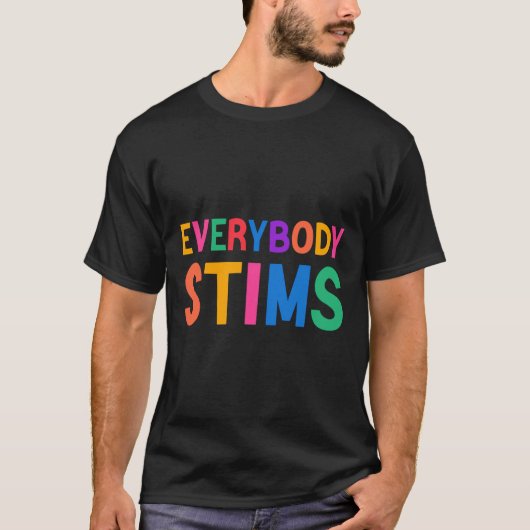 Everybody Stms自閉症特別Ed先生ソーシャルM Tシャツ (正面)