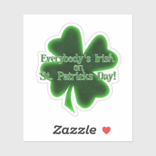 Everybody's Irish St. Patrick's Day シール (シート)