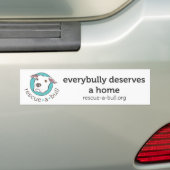 everybully家に値します バンパーステッカー (車上)