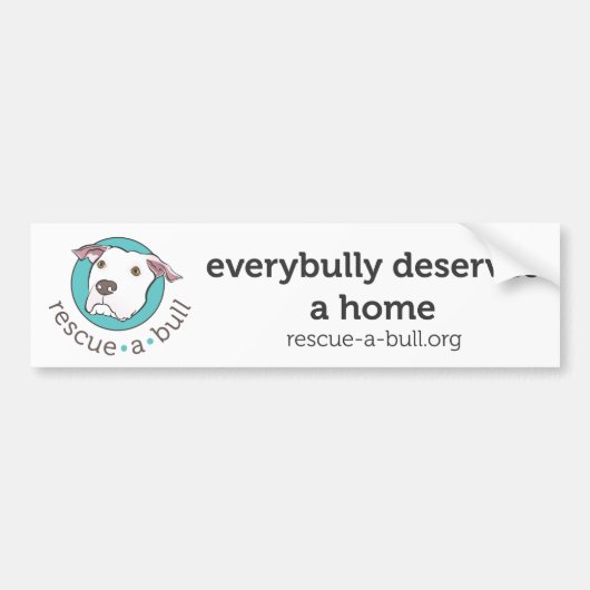 everybully家に値します バンパーステッカー (正面)