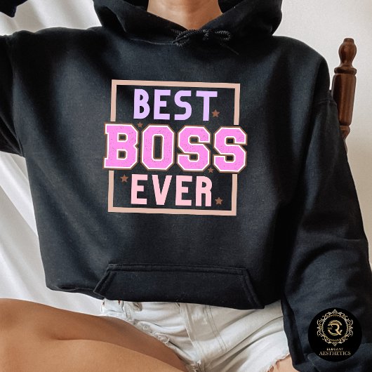 Everyday Casual Hoodie – Best Boss Ever  パーカ