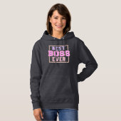 Everyday Casual Hoodie – Best Boss Ever  パーカ (正面フル)