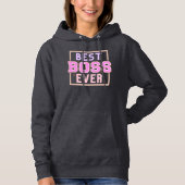 Everyday Casual Hoodie – Best Boss Ever  パーカ (正面)