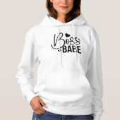 Everyday Casual Hoodie – Boss Babe  パーカ (正面)