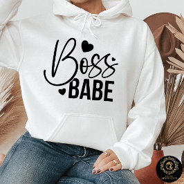 Everyday Casual Hoodie – Boss Babe  パーカ