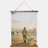 Everyday Dog Walk Vertical Tapestry Wall Art Set 吊り下げ型タペストリー (正面2)