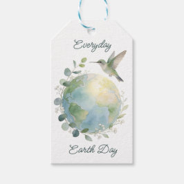 Everyday Earth Day Hummingbird Bird ギフトタグ