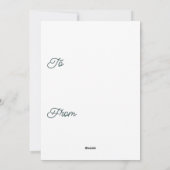 Everyday Earth Day Hummingbird Bird シーズンカード (裏面)