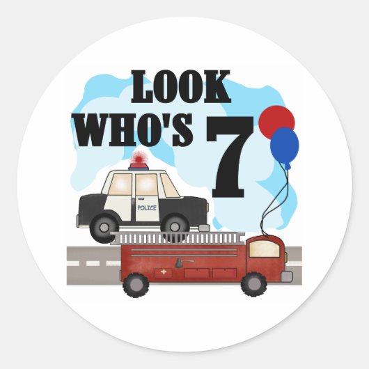 Everyday Heroes 7誕生日 ラウンドシール (正面)