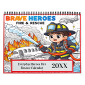 Everyday Heroes Fire Rescue 2025/2026 カレンダー (カバー)