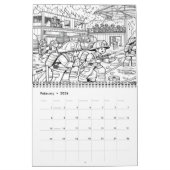 Everyday Heroes Fire Rescue 2025/2026 カレンダー (2月 2026)