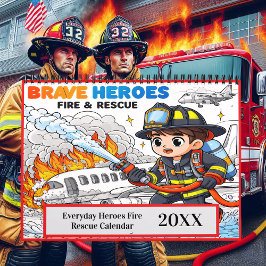 Everyday Heroes Fire Rescue 2025/2026 カレンダー