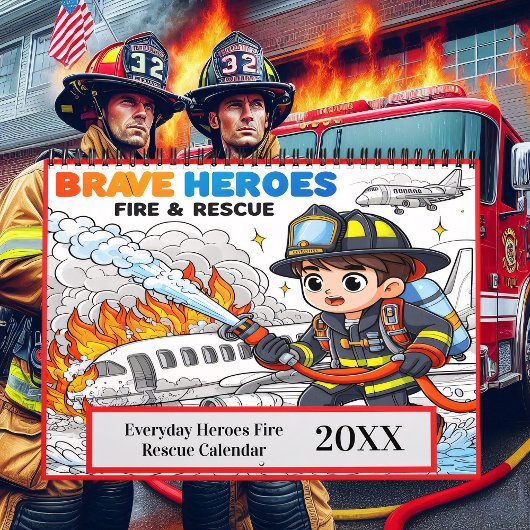 Everyday Heroes Fire Rescue 2025/2026 カレンダー