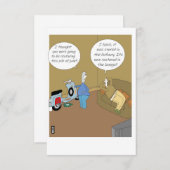 Everyday humour card for the old scooter fanatic (正面/裏面)