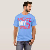 Everyday Imumbling Funny Gymnasticumbling 70s retr Tシャツ (正面フル)