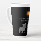 Everyday is brighter カフェラテマグ (左アングル)