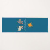 Everyday is brighter ヨガマット (正面(横))