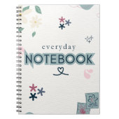 everyday love, notebook for daily notes ノートブック (正面)