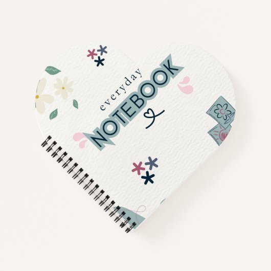 everyday love, notebook for daily notes ノートブック (正面)