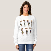 Everyday Mood Sweatshirt — The 7 Days of Style スウェットシャツ (正面フル)