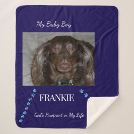 Everyday Pawprint Keepsake シェルパブランケット